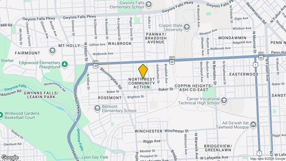 2813 Presbury St Map and Location Details
