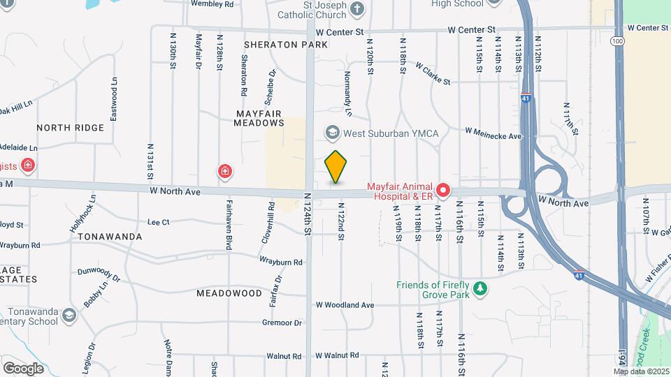 12210 W North Ave, Unit 2 Map and Location Details