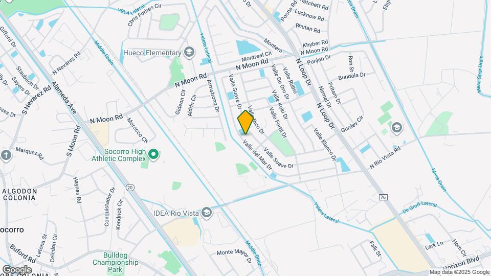 10361 Valle del Mar Dr Map and Location Details