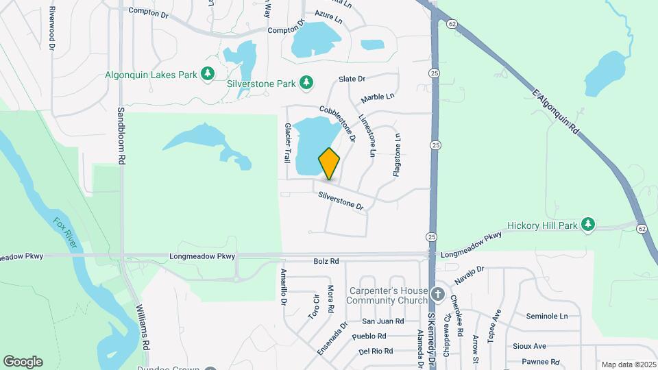 1401 Silverstone Dr Map and Location Details