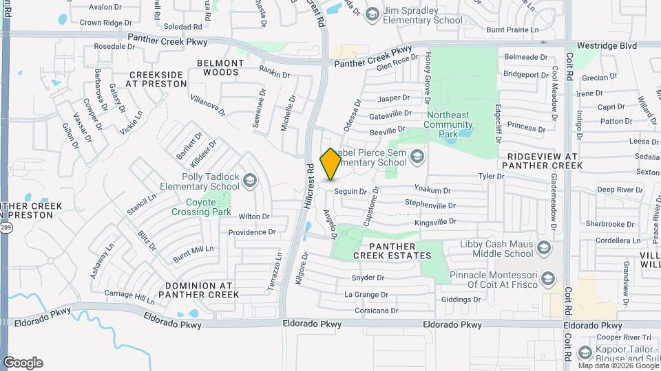 11136 Seguin Dr Map and Location Details