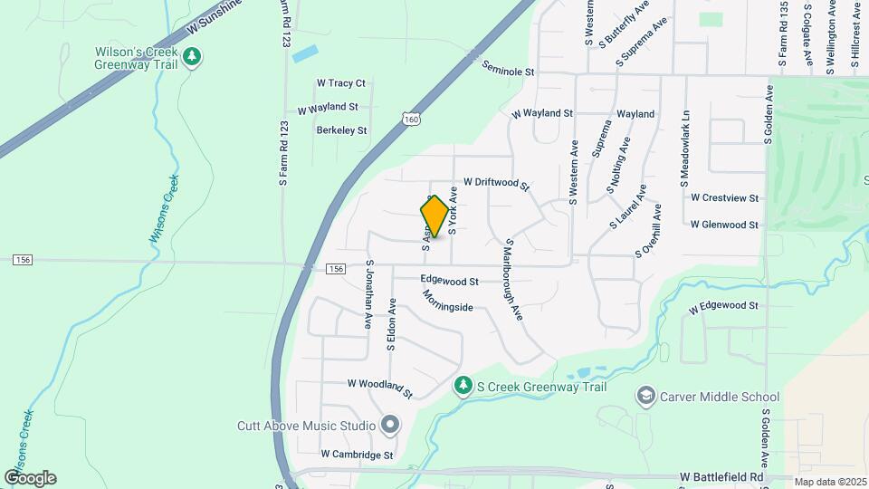 2538 S Aspen Ave Map and Location Details