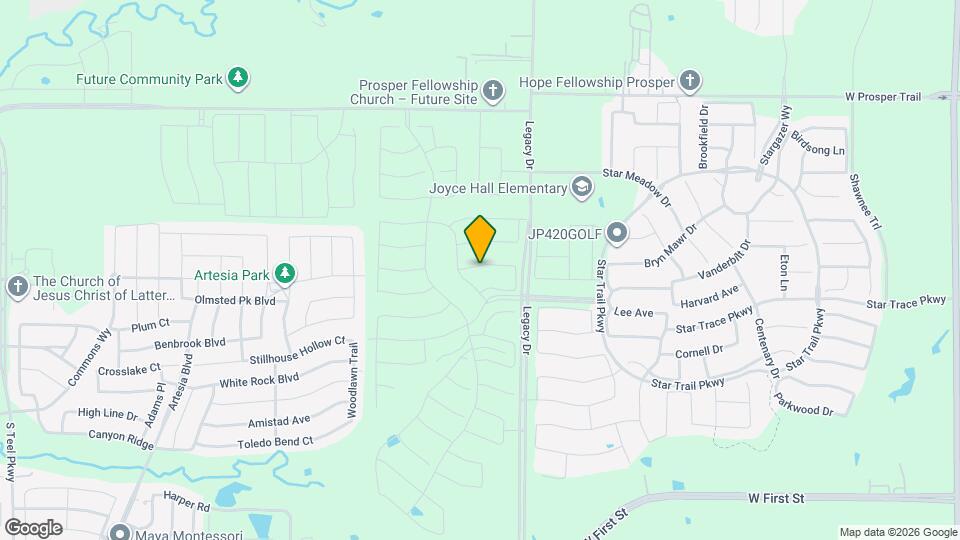 2531 Whitewood Dr Map and Location Details