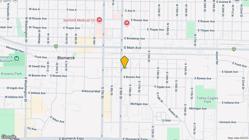909 E Sweet Ave Map and Location Details