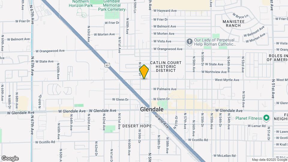 5919 W Myrtle Ave, Unit Casita Map and Location Details