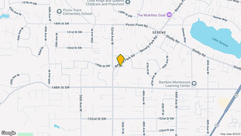 14607 52nd Ave W Map and Location Details