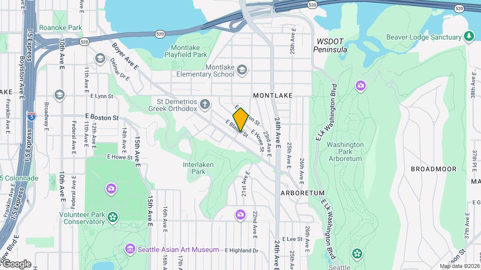 2201 E Blaine St Map and Location Details