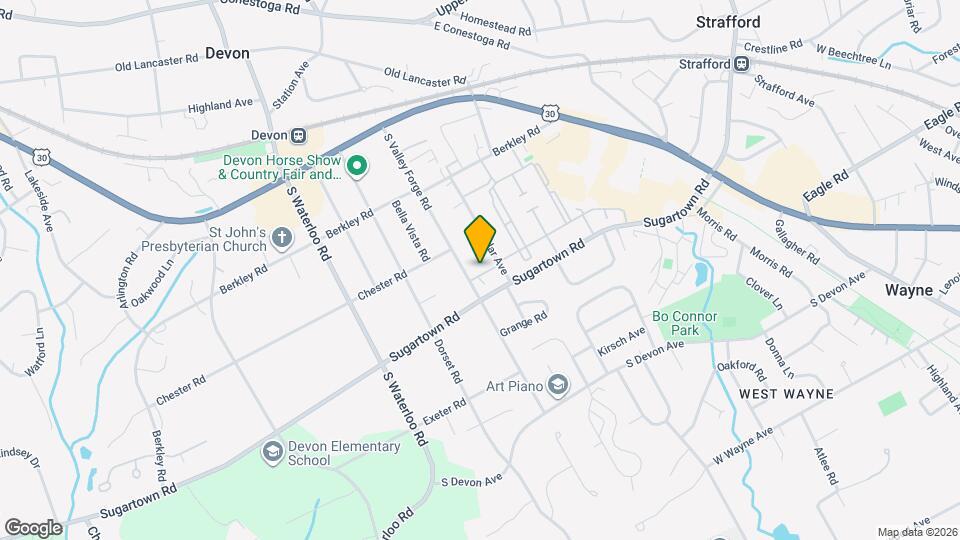 315 S Valley Forge Rd Map and Location Details