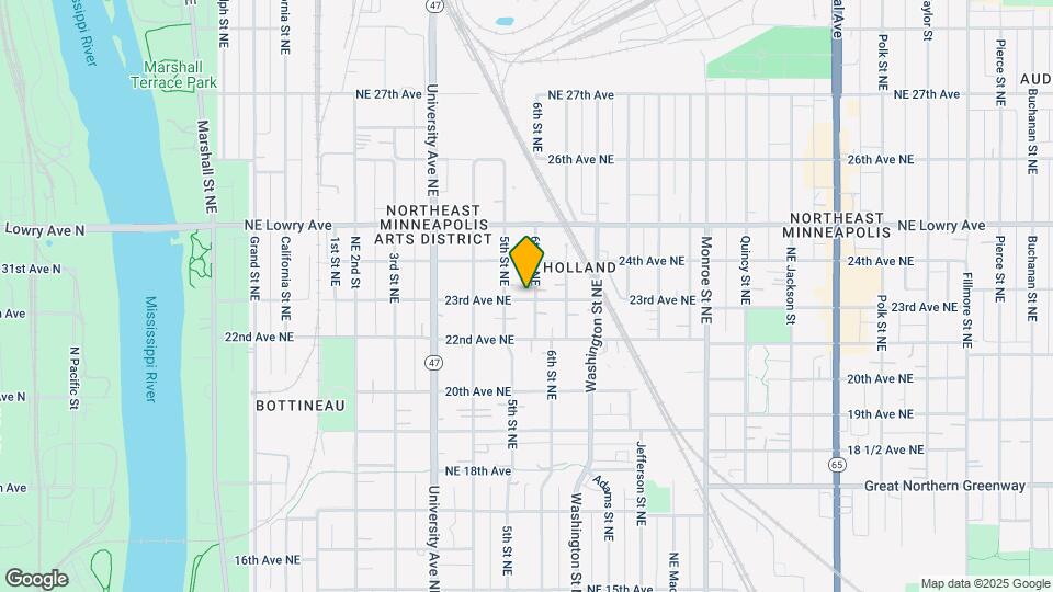 2302 6th St NE Map and Location Details