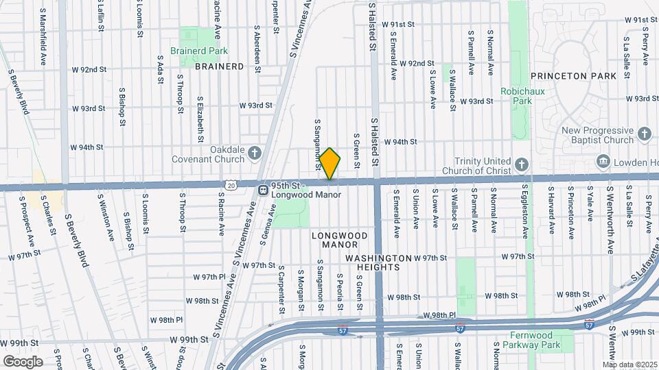 915 W 95th St, Unit 2e Map and Location Details