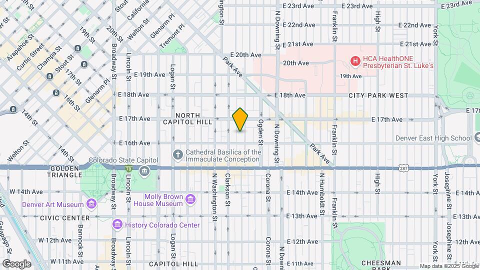 1631 N Emerson St, Unit 403 Map and Location Details