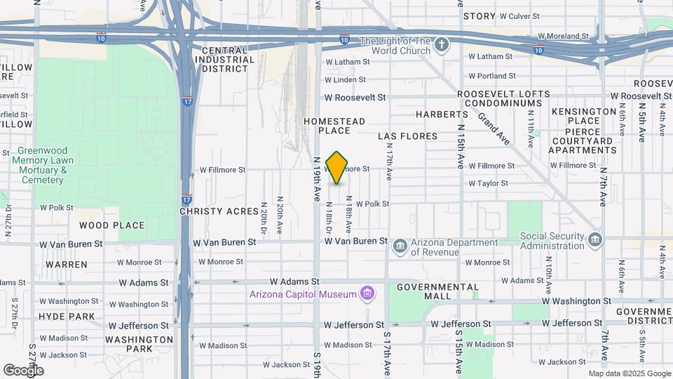 417 N 18th Dr Map and Location Details