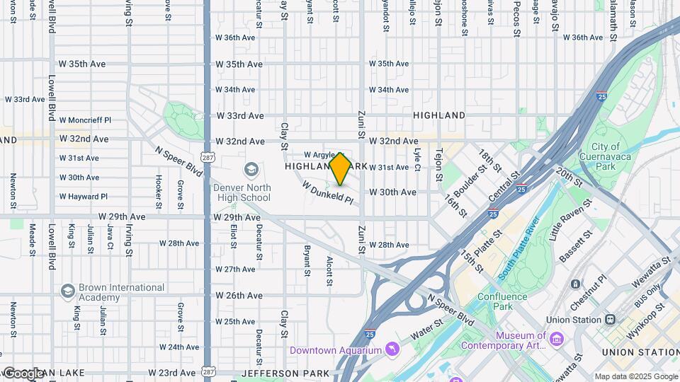 2443 W Dunkeld Pl Map and Location Details