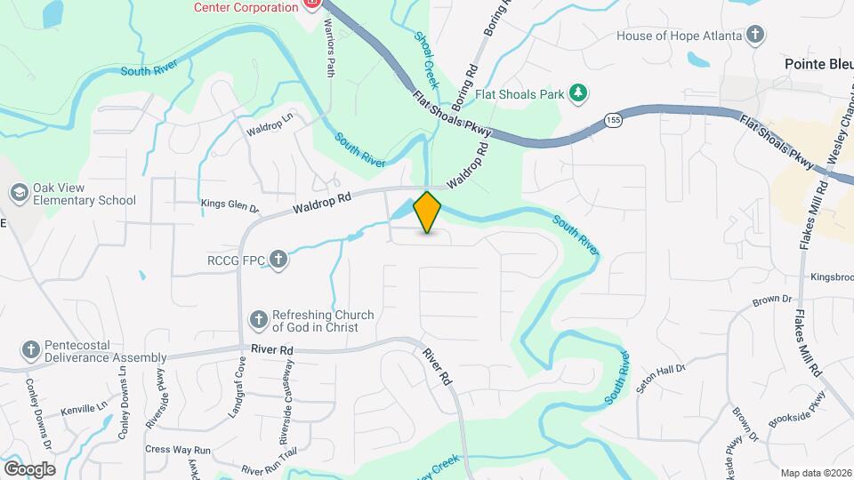 3828 Waldrop Hills Dr Mapa y Detalles de la Ubicación
