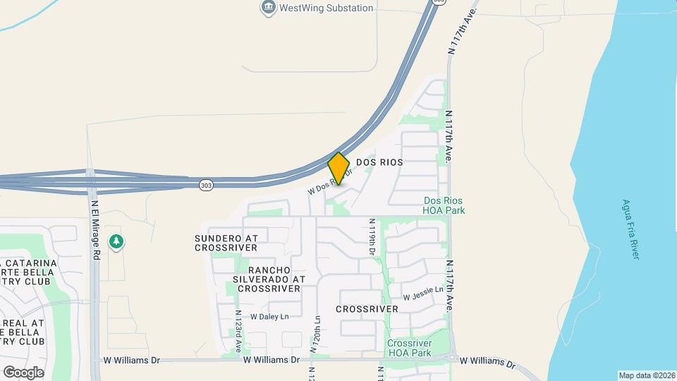 12010 W Camino Vivaz Map and Location Details