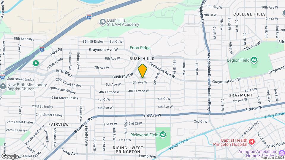 1232 5th Ave W Map and Location Details