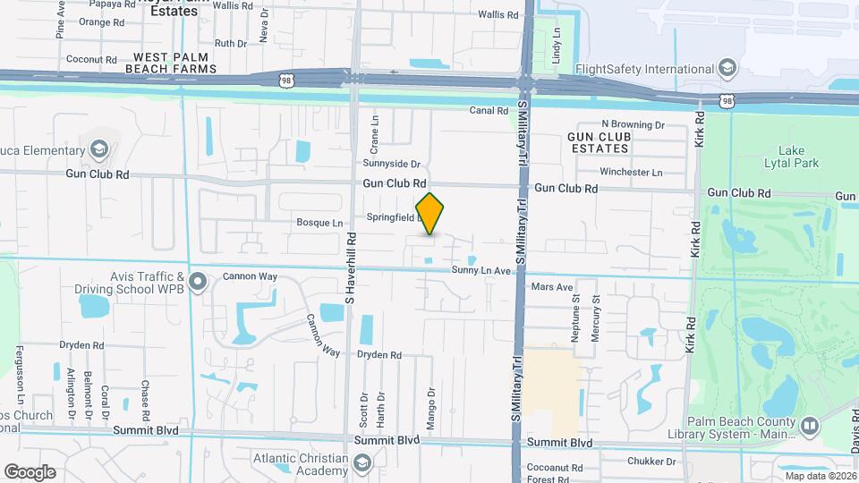 4781 Sunny Palm Cir Map and Location Details