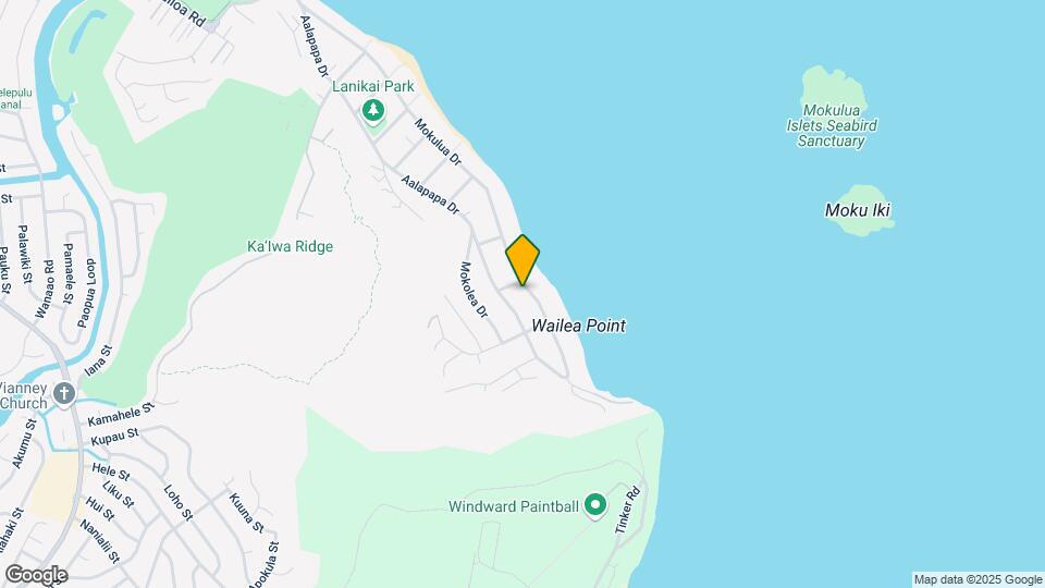 1411 Mokulua Dr Map and Location Details