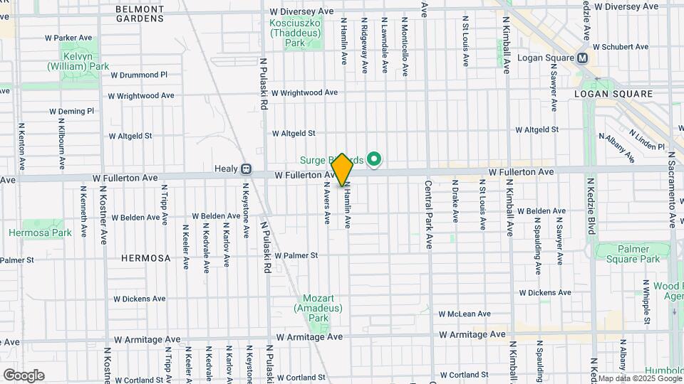 2330 N Hamlin Ave Map and Location Details