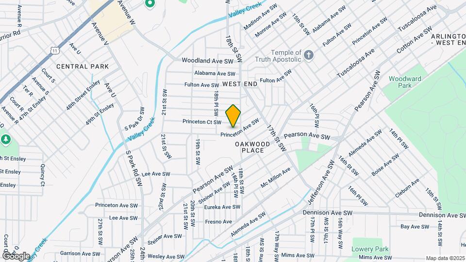 1812 Princeton Ave SW Map and Location Details