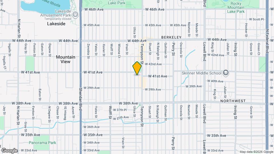 3966 Utica St Map and Location Details