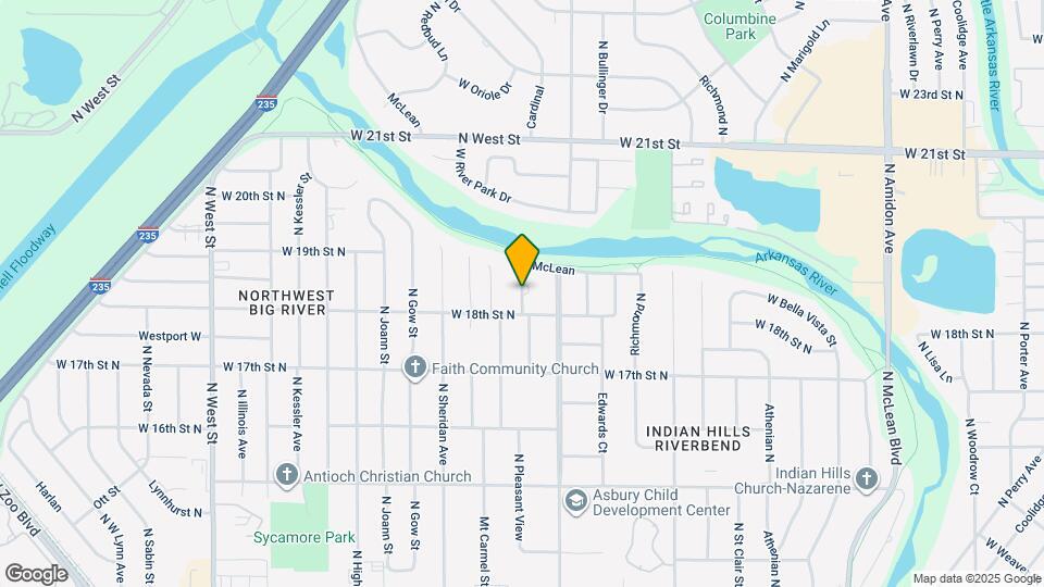 1541 N Pleasant View Map and Location Details
