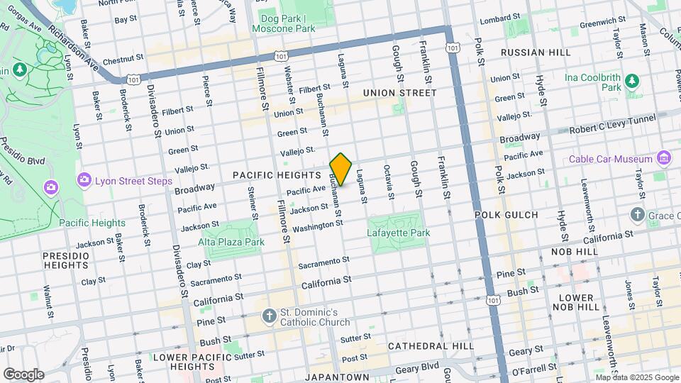 2183 Pacific Ave Map and Location Details