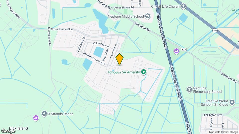 2601 Blowing Breeze Ave Map and Location Details