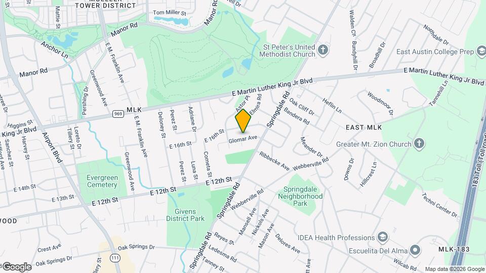 4410 Glomar Ave Map and Location Details