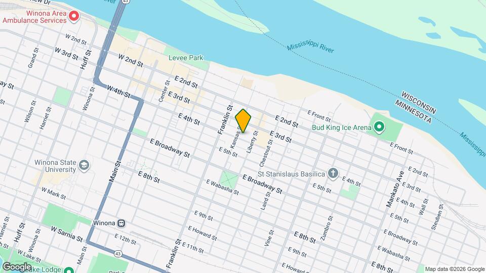 310 E 4th St, Unit UP Map and Location Details