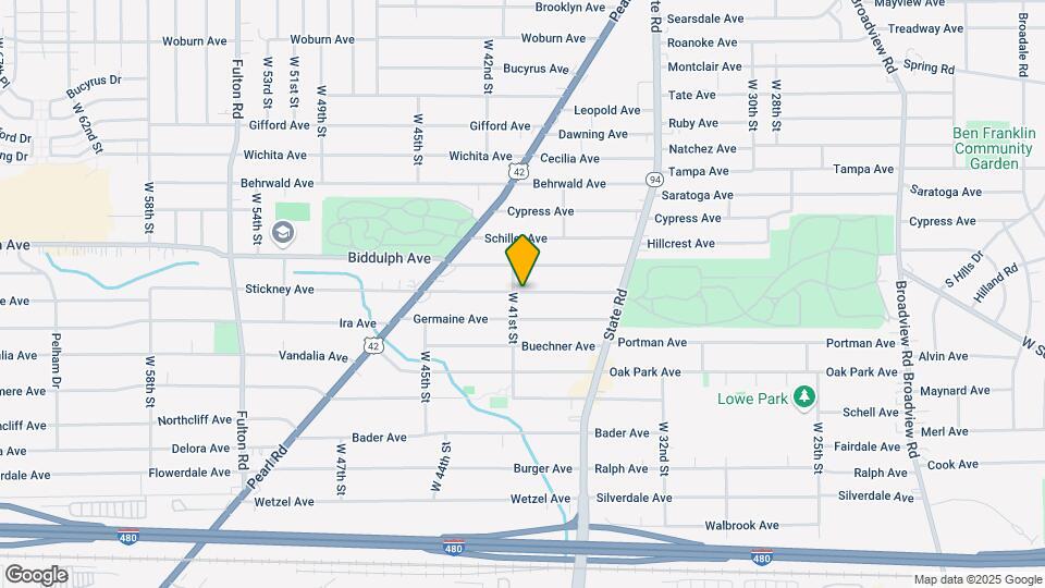 4611 W 41st St-Unit -UP Map and Location Details