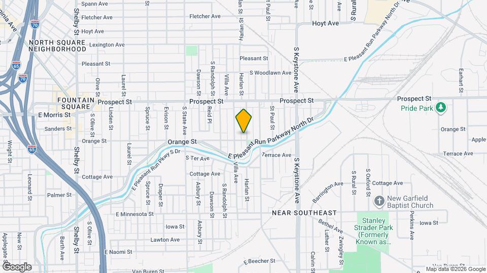 1230 Harlan St Map and Location Details