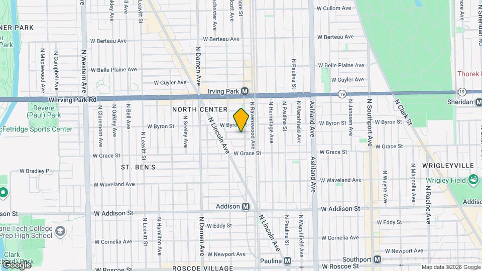 1828 W Berenice Ave Mapa y Detalles de la Ubicación