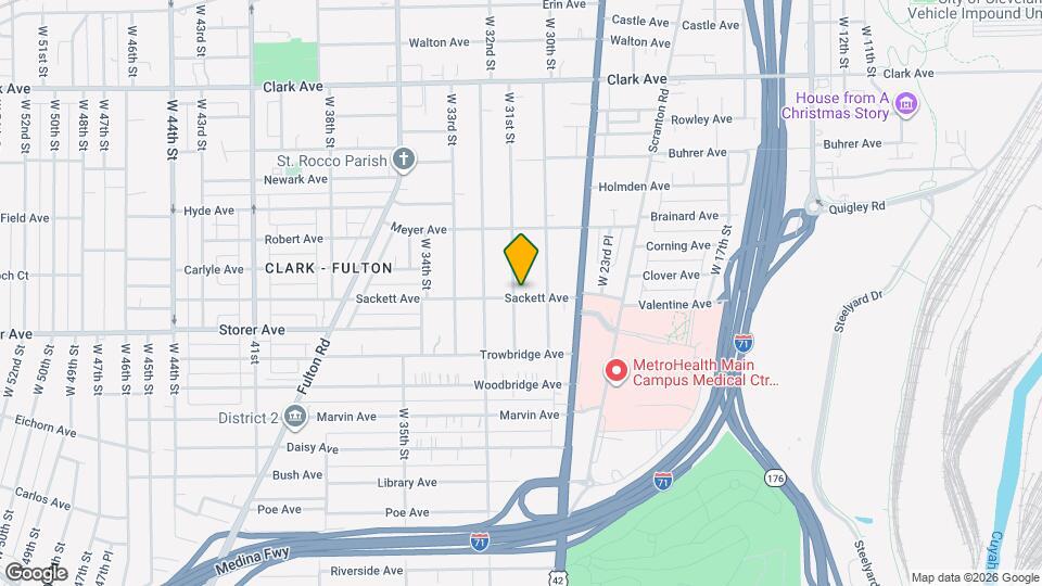 3052 Sackett Ave Mapa y Detalles de la Ubicación