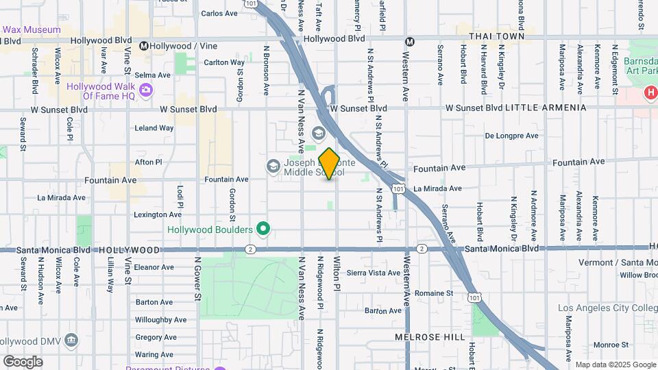 5711 La Mirada Ave Map and Location Details