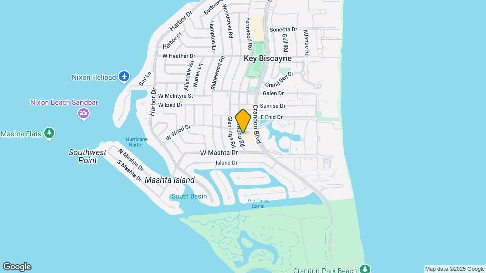 735 Fernwood Rd Mapa y Detalles de la Ubicación