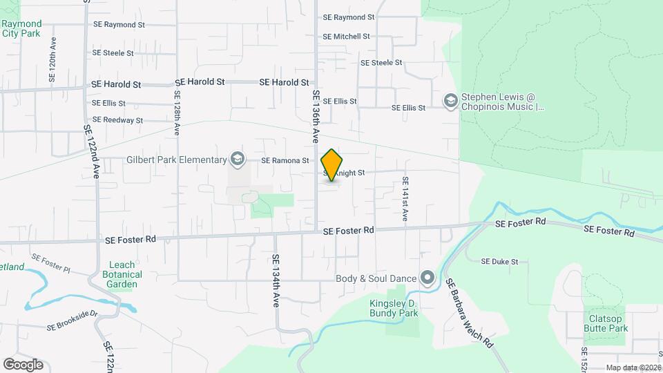 5938 SE 136th Ave Map and Location Details