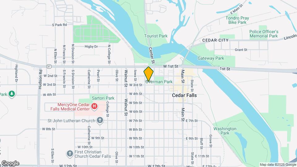 415 W 3rd St Map and Location Details