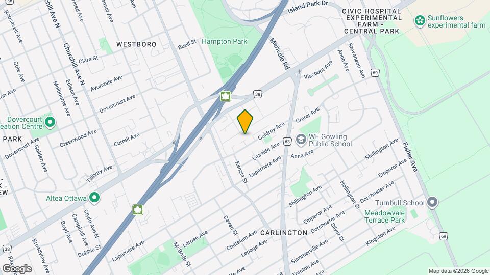 1332 Thames St, Unit A Map and Location Details