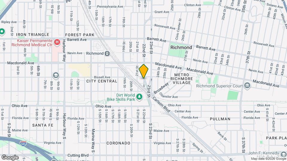 173 22nd St Map and Location Details