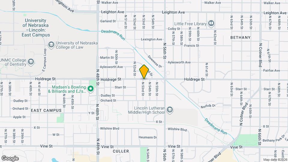 1430 N 53rd St Map and Location Details