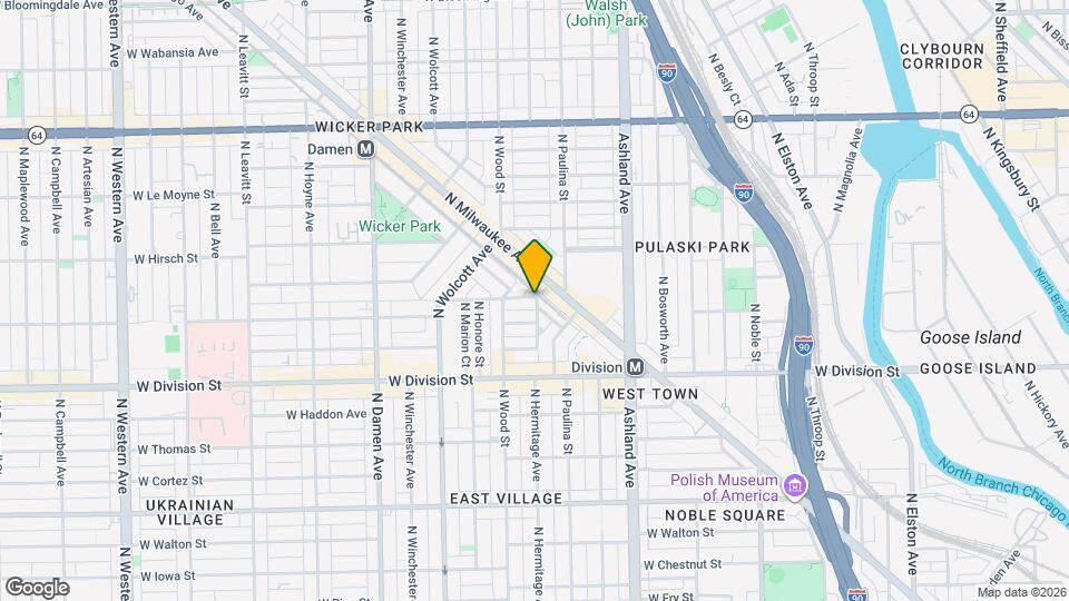 1719 W Ellen St, Unit 1S Mapa y Detalles de la Ubicación