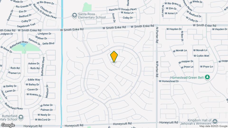 20645 N Gardenia Rd Map and Location Details