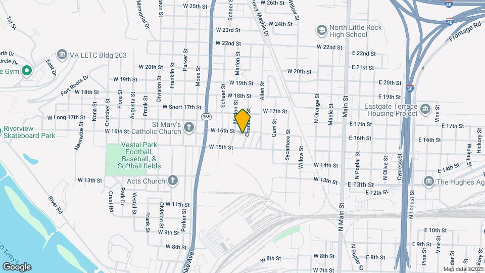 1519 Chandler St Map and Location Details