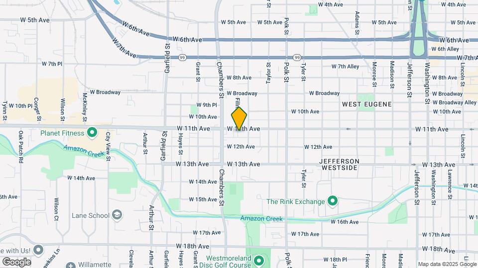 1570 W 11th Ave Map and Location Details
