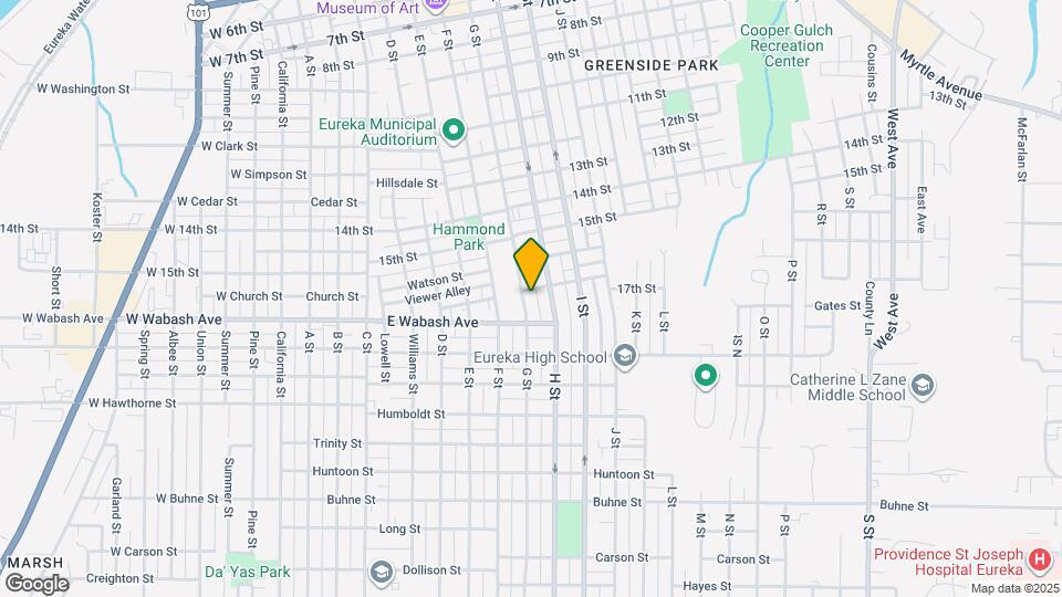 1711 G St Map and Location Details