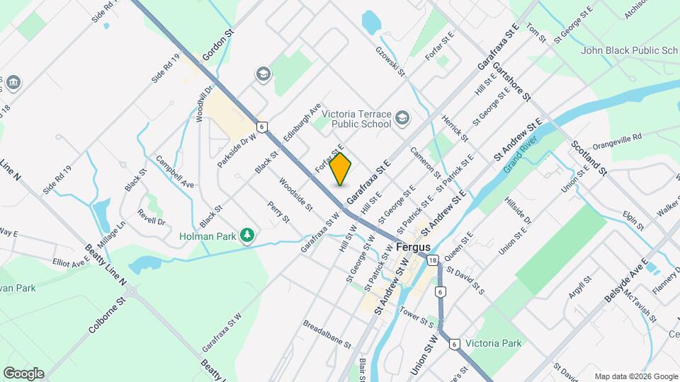 530 St David St N Map and Location Details