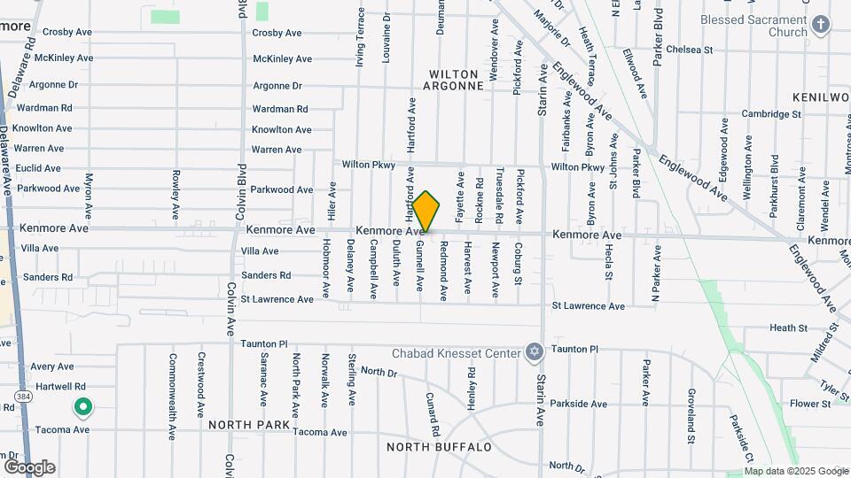 852 Kenmore Ave Map and Location Details