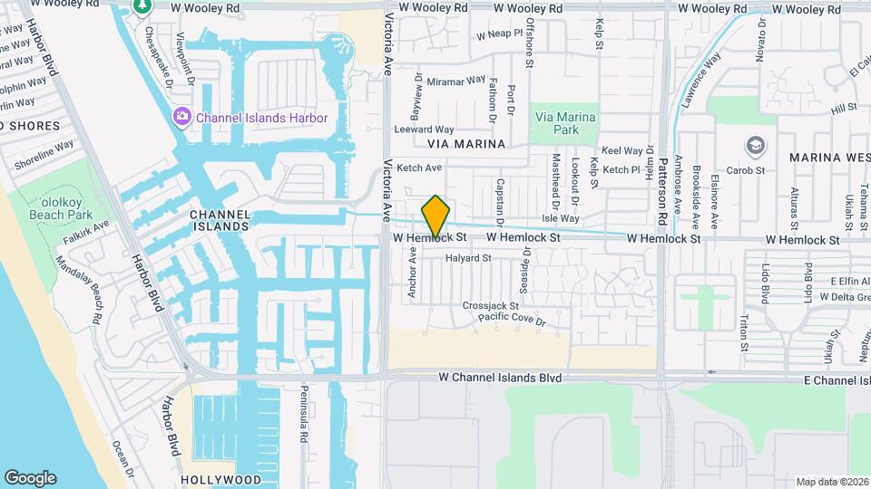 766 W Hemlock St Map and Location Details