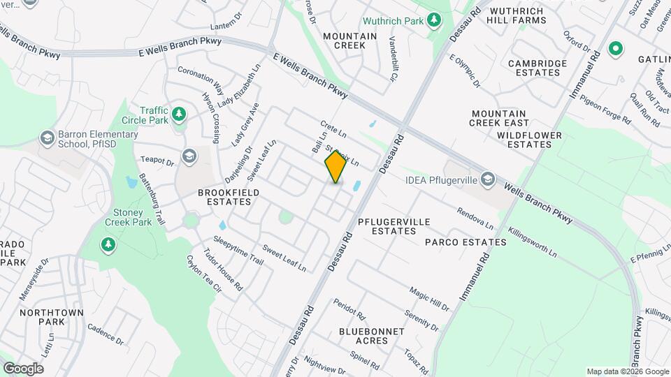 312 Sweet Leaf Ln Mapa y Detalles de la Ubicación